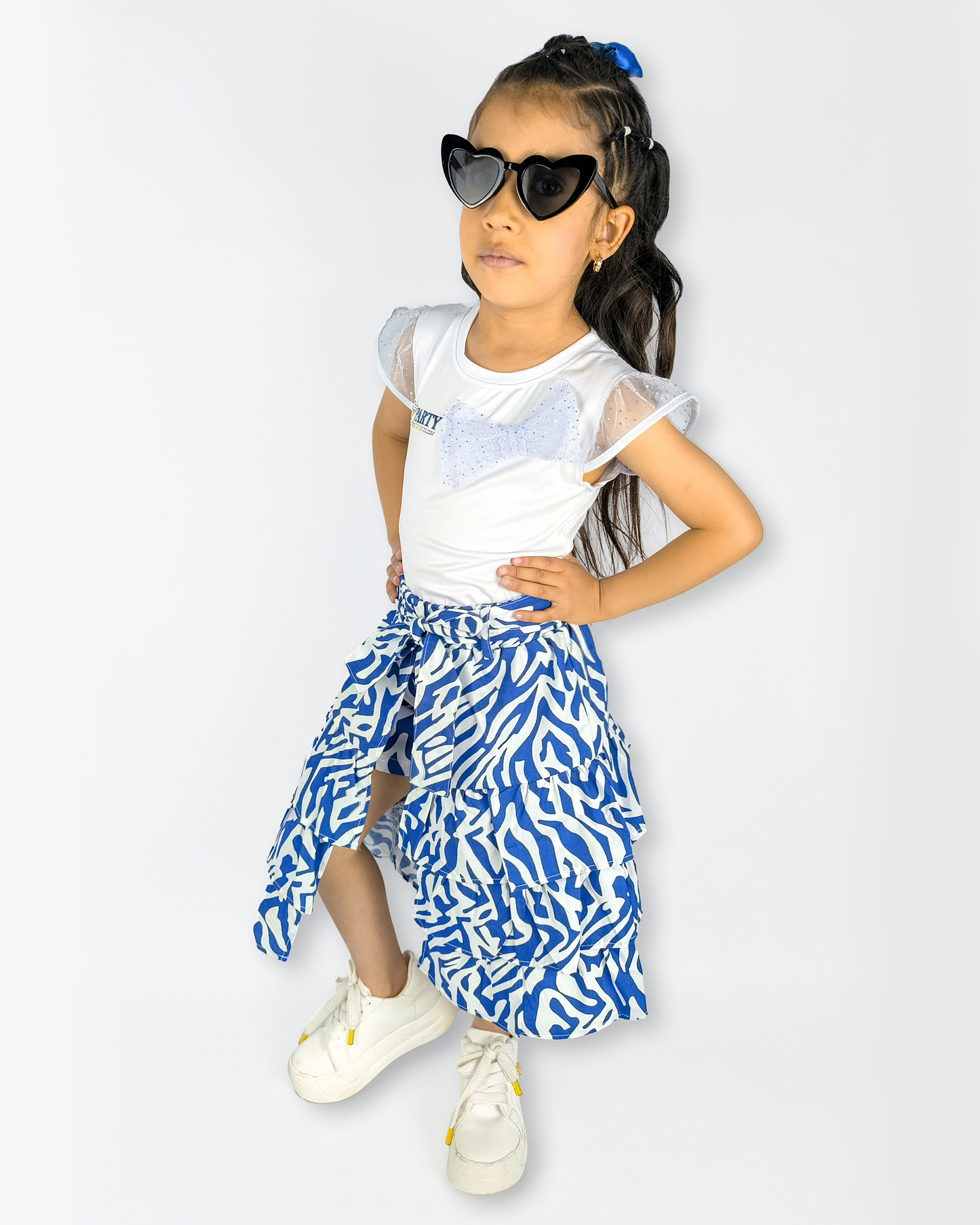 FALDA SHORTS CEBRA CONJUNTO
