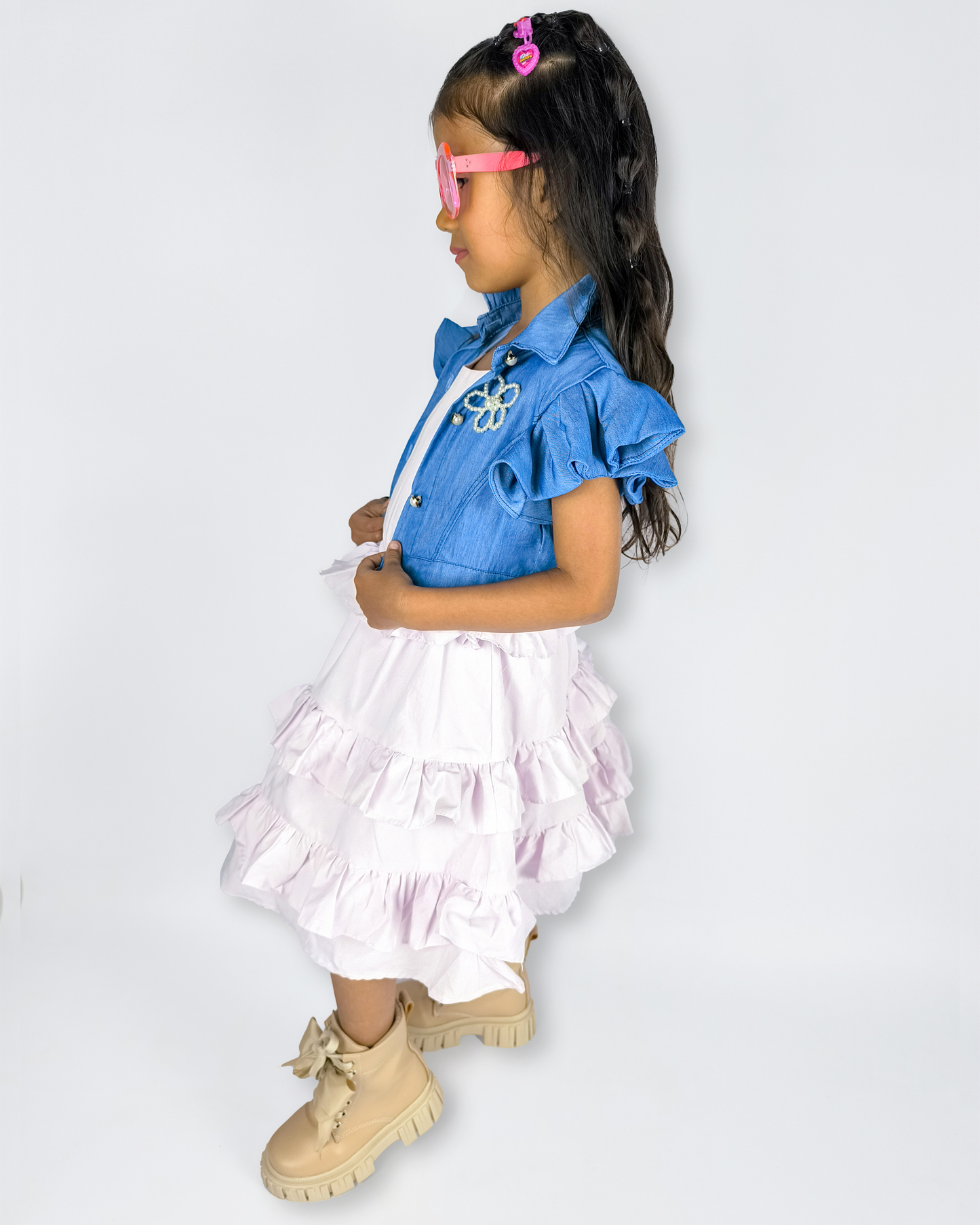 CHALECO CHAMBRAY VESTIDO