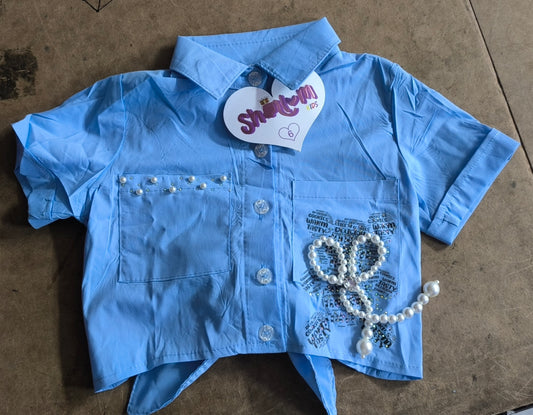 OSO PRENDEDOR PERLA BLUSA / Ref. B067